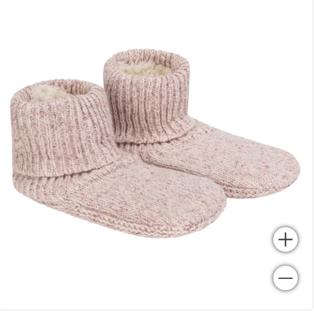 Lemon Women's Slipper Sock - Pink - Grip Bottoms size 5-7